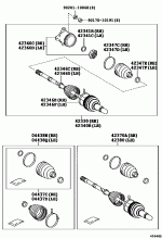 REAR AXLE SHAFT & HUB 1